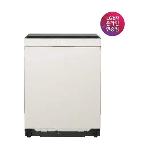 [엘지] 디오스 오브제컬렉션 빌트인 열풍건조 식기세척기 14인용 네이처 베이지 (걸레받이15cm) DUE6BGE