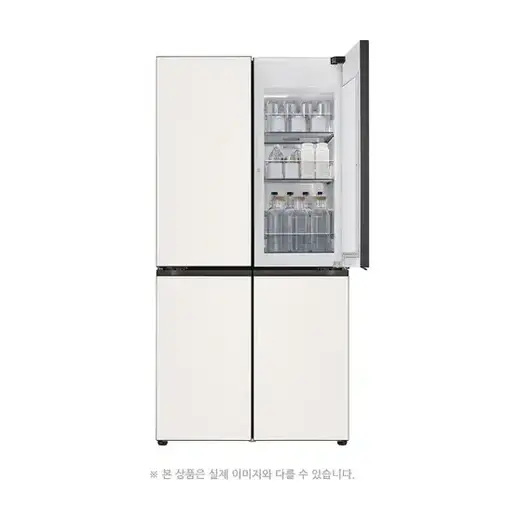 [엘지] 오브제컬렉션 냉장고 (더블매직스페이스) 871L 2등급(베이지&베이지) M876GBB232
