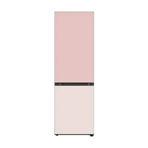 [LG] 오브제컬렉션 모던엣지 냉장고 상냉장 하냉동 344L 핑크 베이지 (Q342GPB133S)