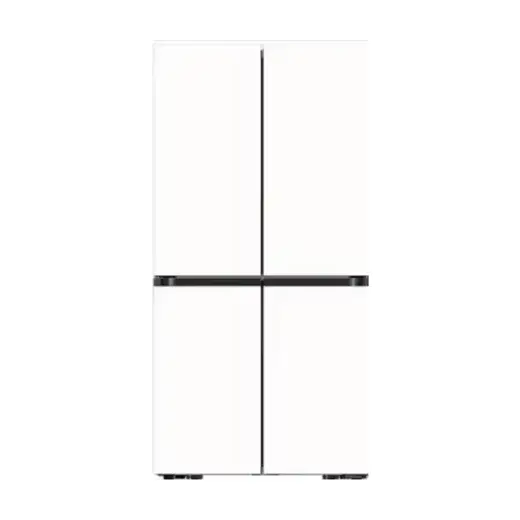 [삼성] 냉장고 비스포크 AI 하이브리드 냉장고 4도어에센셜 화이트 905L RM70F90R1ZD