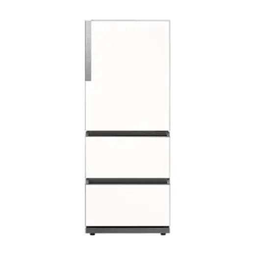 [삼성] 비스포크 3도어 328L 메탈 에센셜 화이트 RQ33DG71J3EW