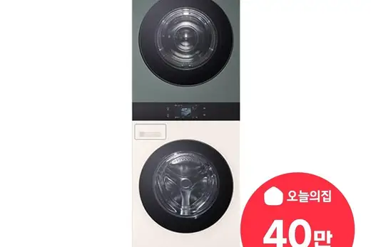 [LG] 트롬 AI 워시타워 세탁기 23kg+건조기 23kg WA2323GEZN