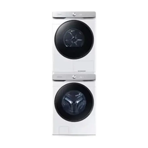 [삼성] AI 세탁기 25kg+건조기 21kg+상단 설치 키트 WF25DG8650BW2T